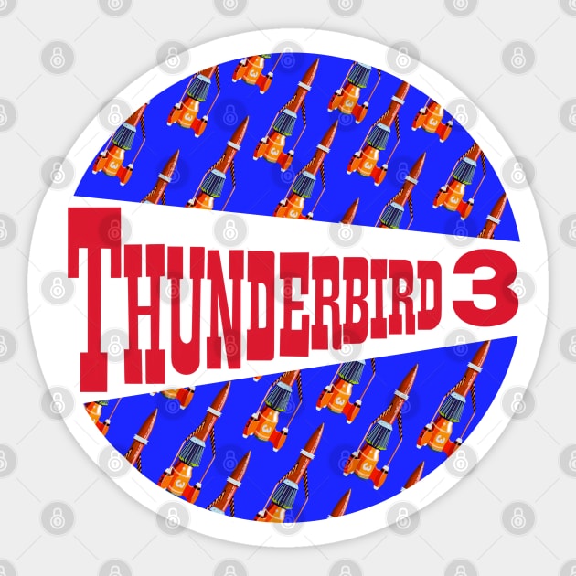 Thunderbird 3 Thunderbirds TV Original Series Alan Tracy Sticker by EmmaFifield